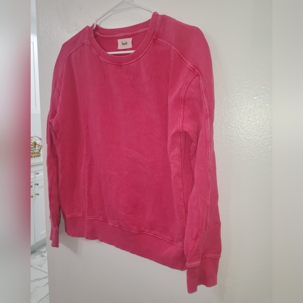 HUSH Rib Panel Sweatshirt Size S - Picture 6 of 11